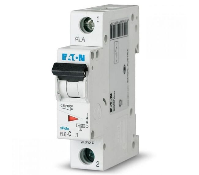 Автоматический выключатель 1P PL6-C 20A Eaton