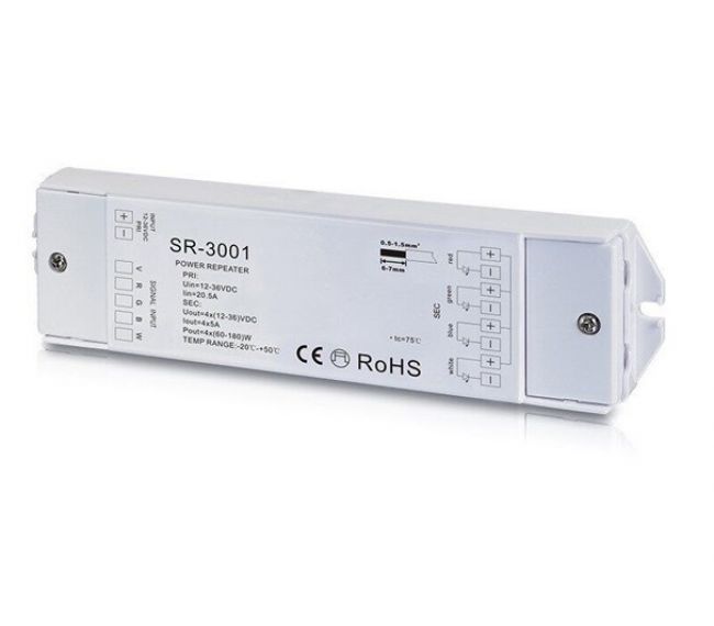 LED повторитель SR-3001 (4722) 4-канал 5А - Sunricher