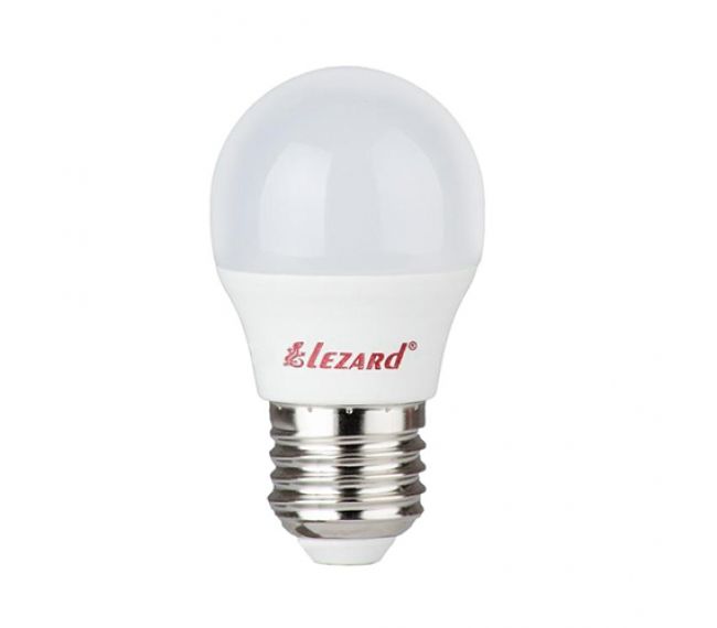 Лампа LED светодиодная Lezard Glob A45 5W E27 2700К 220V - шар