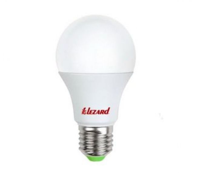 Лампа LED светодиодная Lezard Glob A60 9W E27 2700К 220V - шар