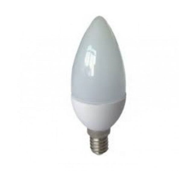 Лампа LED Lemanso светодиодная свеча мат C37 E14 6W 480LM 4500К LM759  (LM384)(LM755)